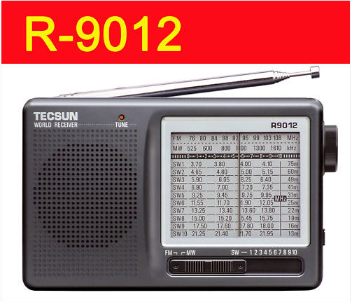 NEW TECSUN R-9012 FM,MW,SW 12 BAND RADIO RECEIVER R9012