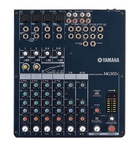 Yamaha MG102C 10 channels Professional Stereo Digital Mixer