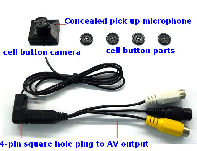 FMUSER Miniature camera, mini camera, wireless camera, CCD camera, microwave camera