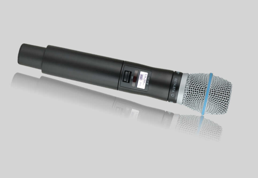 Beta87A handheld wireless microphone transmitter with ULXD2