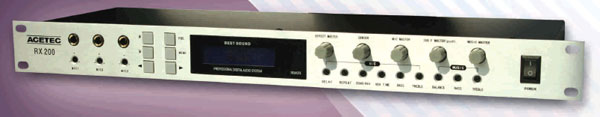 ACETEC RX200 professional digital karaoke OK processors, effects, pre-