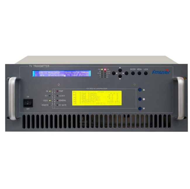 FMUSER 300W Digital TV Transmitter ATSC DTMB DVB-T DVB-T2 ISDB-T TV Transmitter