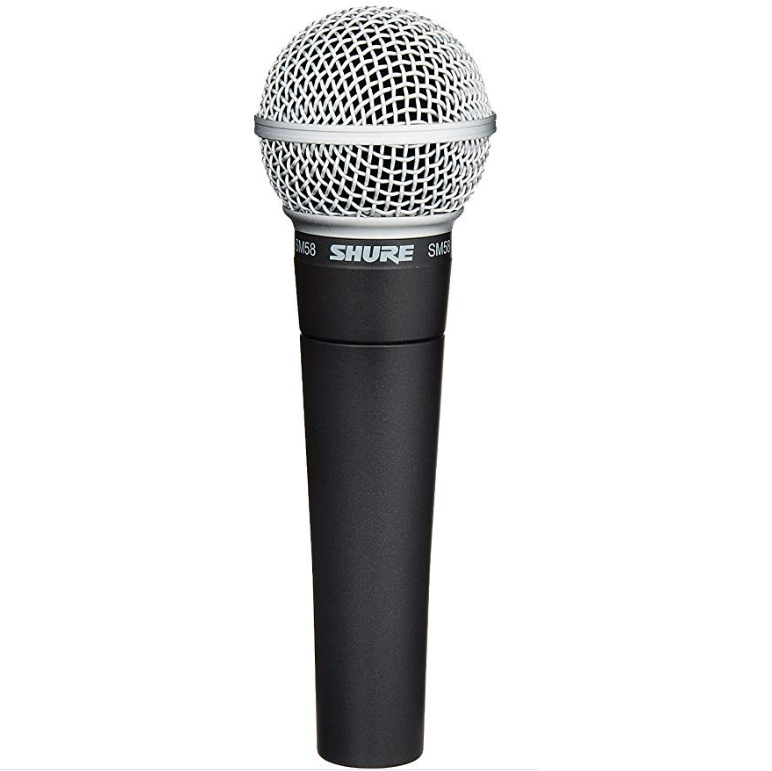 Shure SM58 Dynamic Vocal Microphone for Studio On Air Room