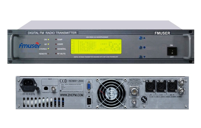 Transmisor FM Digital Compacto de 100 vatios 