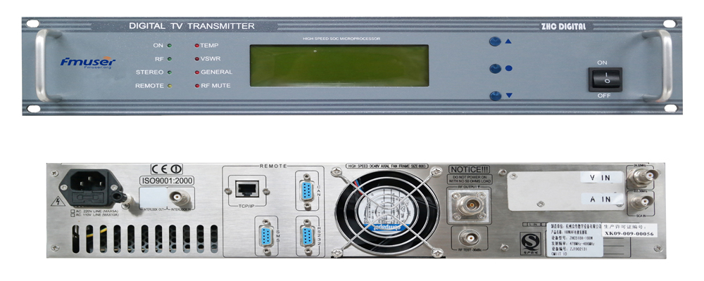 300W Analog VHF UHF TV Transmitter 