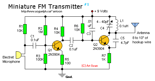 miniature fm transmitter