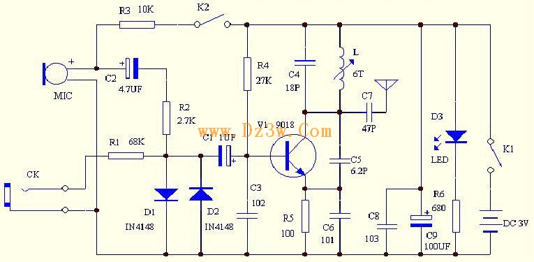 88-108mhz FM transmitter circuit production PCB