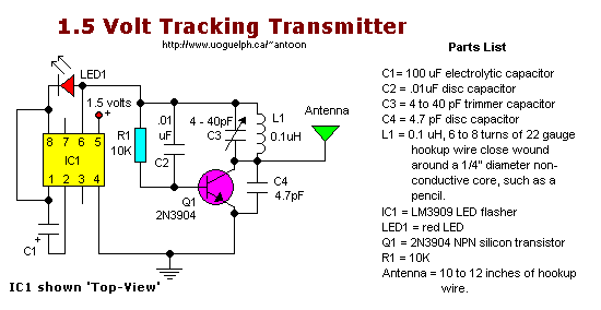1.5V Tracking Transmitter