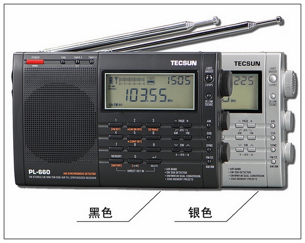 TECSUN PL-660 PLL AIR/FM/MW/LW/SW SSB SYNC PL660 RADIO
