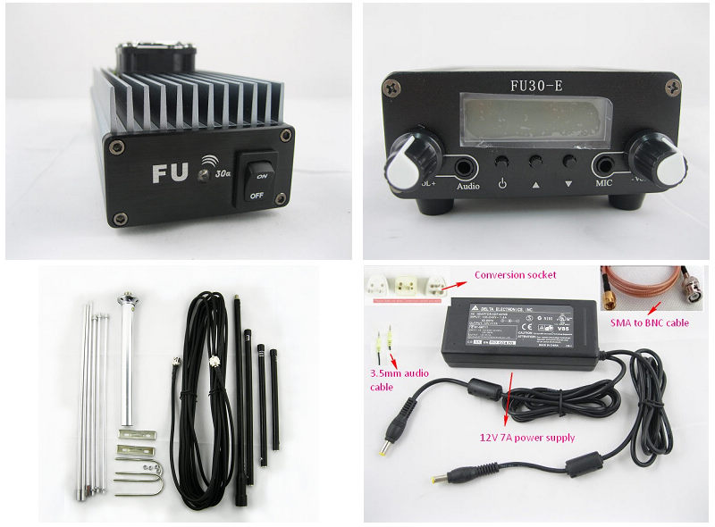 FM output power amplifier system kit