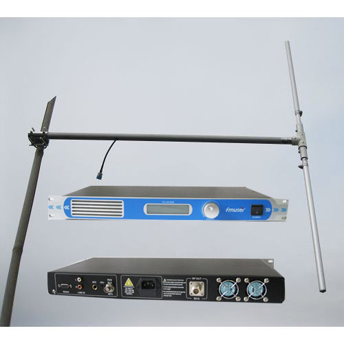 FMUSER 0-30W 30W FU-30C PLL Professional FM transmitter exciter 1U 87-108Mhz + DP100 1/2 dipole wave antenna Kit