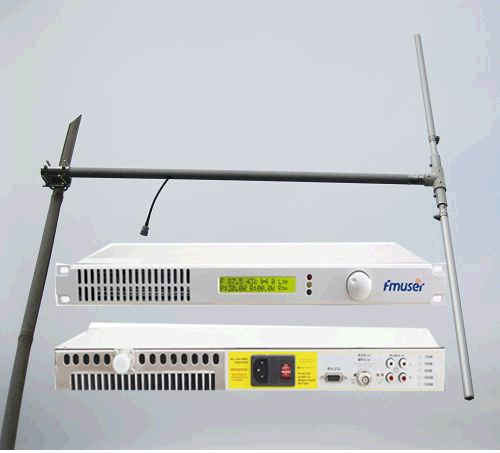 FMUSER 50W FM Transmitter for FM Radio Broadcast Station FSN-50B+1/2 wave dipole antenna KIT