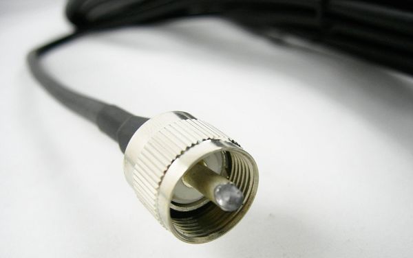 coaxial cable with connectors